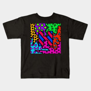 Alphabet Series - Letter H - Bright and Bold Initial Letters Kids T-Shirt